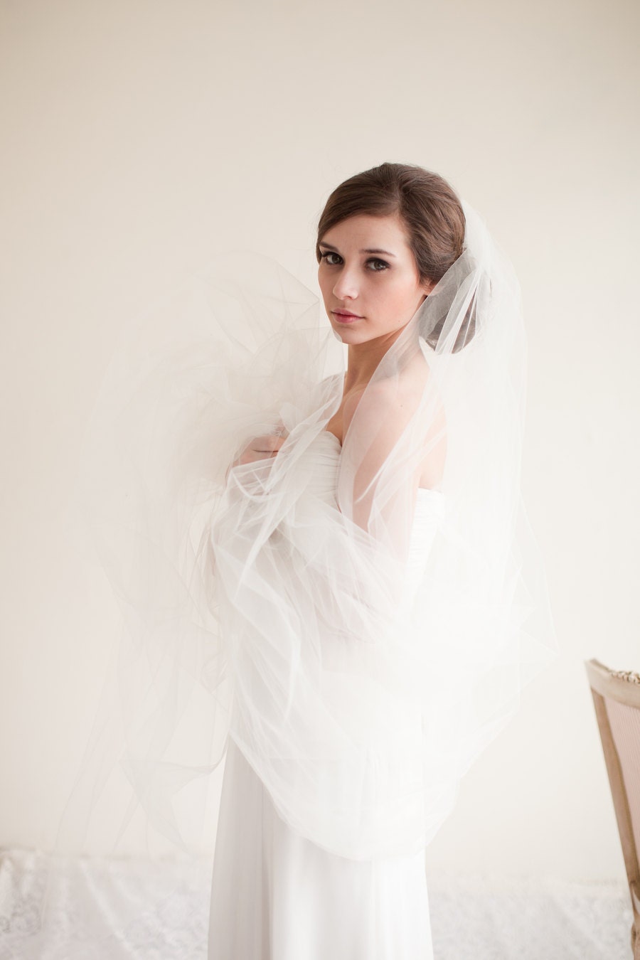 Cathederal Length Tulle Veil, Bridal Veil, Wedding Veil - Ariana  MADE TO ORDER