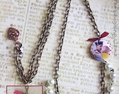 Valentine Boy Meets Girl Pearl Necklace