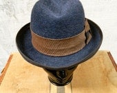 Mens Hand Blocked Homburg Hat