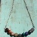 Plethora of Planets Necklace with Semi-Precious Beads ACROSS the UNIVERSE COLLECTION