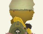 Moonrise Kingdom - Runaway Love - 11x14 - moonrise kingdom, wes anderson, bill murray, camp ivanhoe