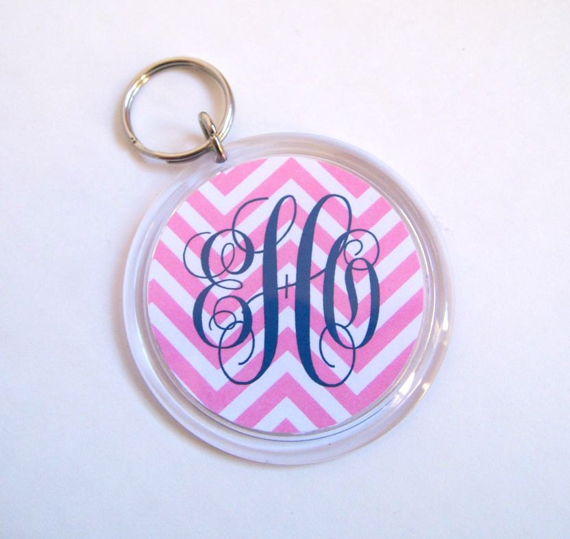 Monogrammed Key Chain