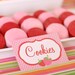 Red Pink Berry Strawberry  Birthday Party - DIY PRINTABLE BLANK Food Label - Instant Download - PS803CA1f