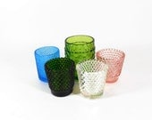 Votive Candle Holder Set Glass Votive Set Instant Collection Colorful Glass Candle Holders