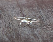Sterling Silver Dolphin Ring - Ocean - Marine Life - Sea - Fish - Ocean Inspired