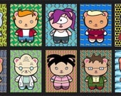Futurama Bitty Bears Sticker 10 pack