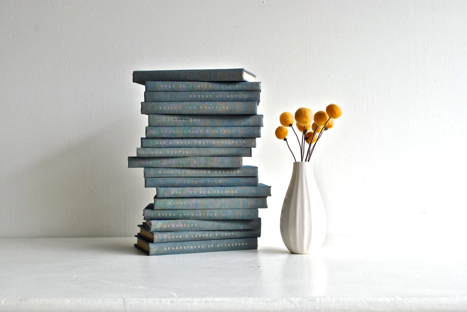 Light Blue Vintage Book Collection - The Yale Shakespeare