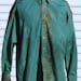 Verdigris and Rust XL Mens Steampunk French Cuffs Shirt