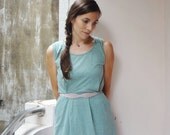 Knit Belt or Headband in ROSE - pale pink belt - spring summer hair accessories - skinny headband - bohemian indie wedding belt