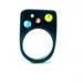 Resin ring. Galaxy, Planet, Resin Jewelry. Modern jewelry. Nebula, Moon, bubbles, contemporary, OOAK