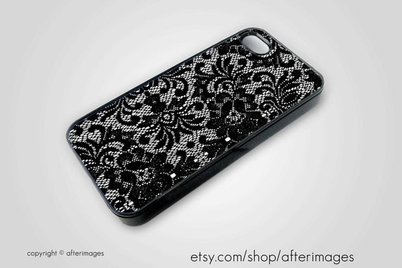 Lace Pattern iPhone 5 4 4S Case iPhone 4 Case New Print Silicone