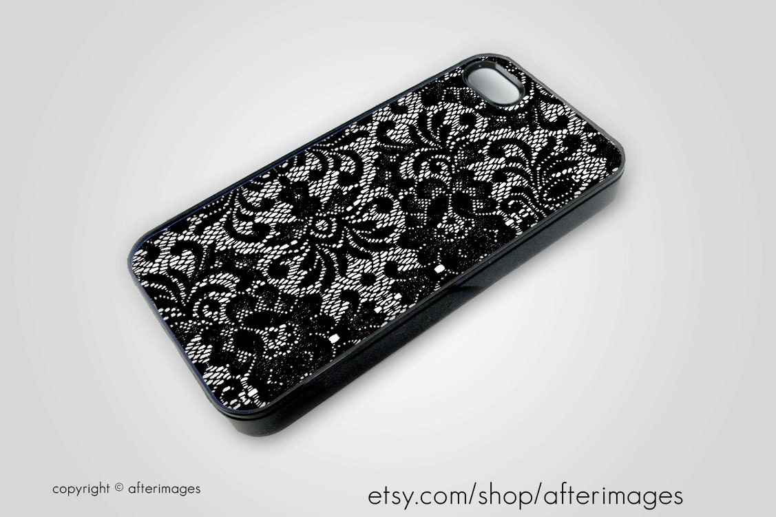 Lace Pattern iPhone 5 4 4S Case iPhone 4 Case New Print Silicone