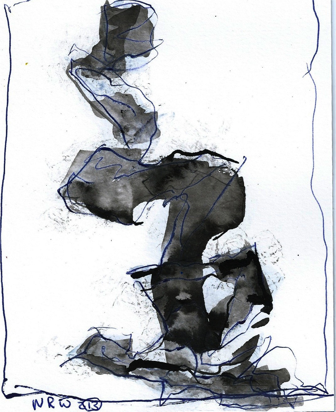 Ink-lings (The Abstract) Size 5.5in. x 7in.