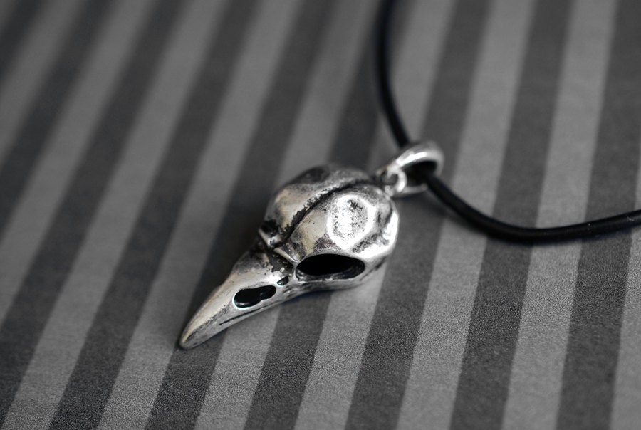 Bird Skull necklace - Bellatrix Lestrange/Harry Potter inspired jewelry