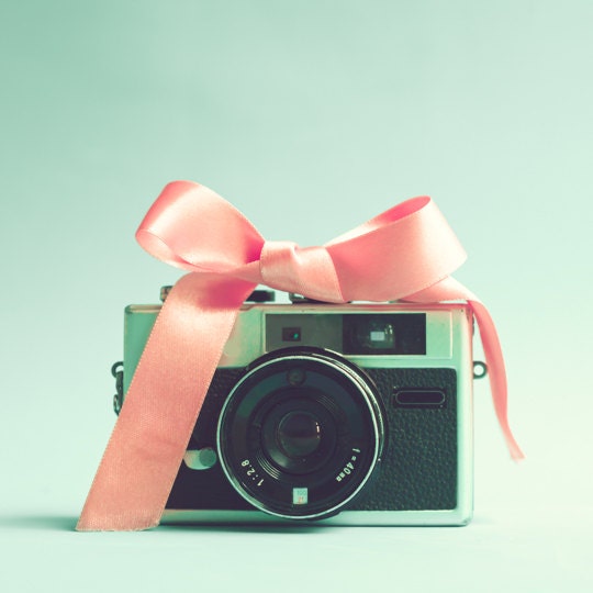 Love photography, Spring decor, nursery art, nursery decor, nursery prints, mint, camera, spring, love, photography, retro, vintage, pastel,