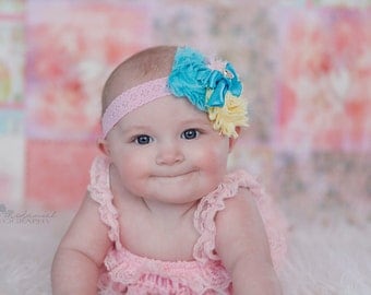 Baby Headbands-Baby Girl Headband-Birthday Headband-Children's Headbands-Photo Prop
