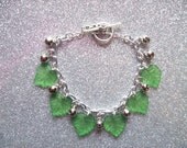 Elf Maiden - Bells and Leaves Charm Bracelet