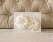 Wedding Gift - Allison - Daisy Flowers - Silk Vow Folio