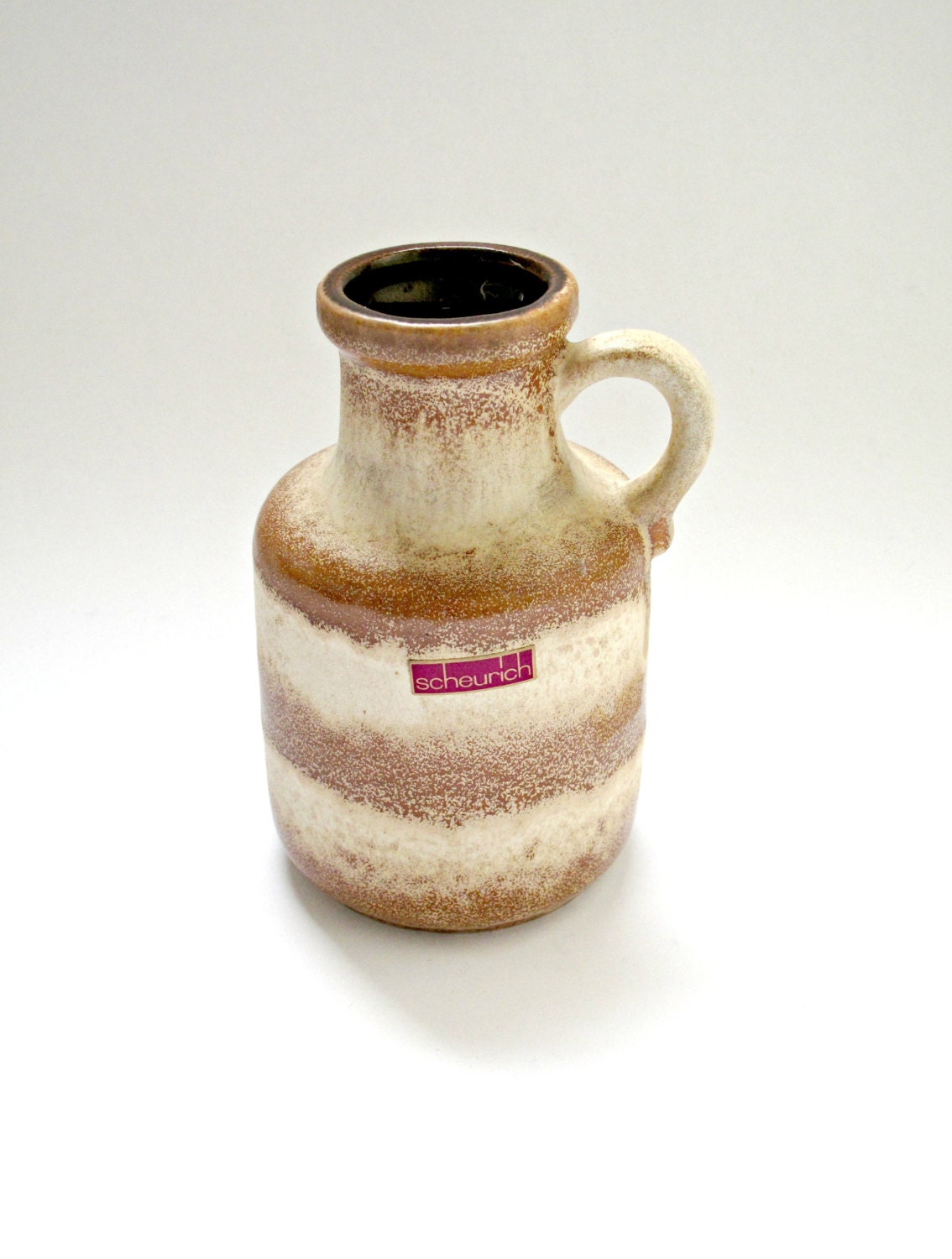 West German Scheurich Pottery Jug Vase