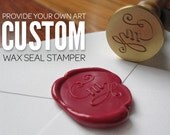 YOUR GRAPHIC Turned into a Wax Seal Stamper: 1" (One Inch) Diameter