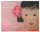 Original 8 x 10 Child Angel Fine Art Typography Inspirational Print, Children's Decor, Nursery   Earth Angel, Girl's Room -Asian