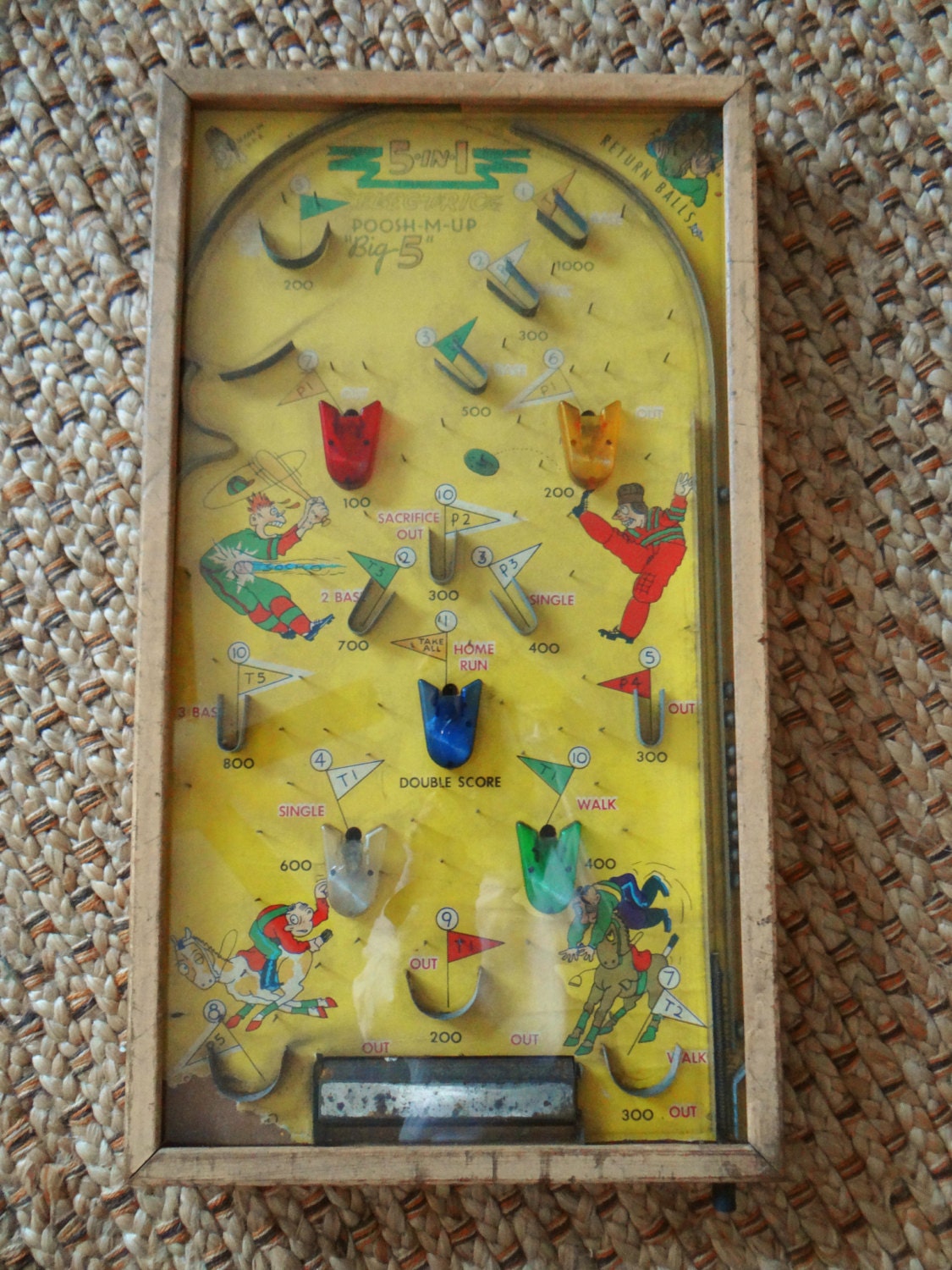 Buy electic games - Vintage Electric Poosh M Up, Big 5, Pinball Game, 1940's
