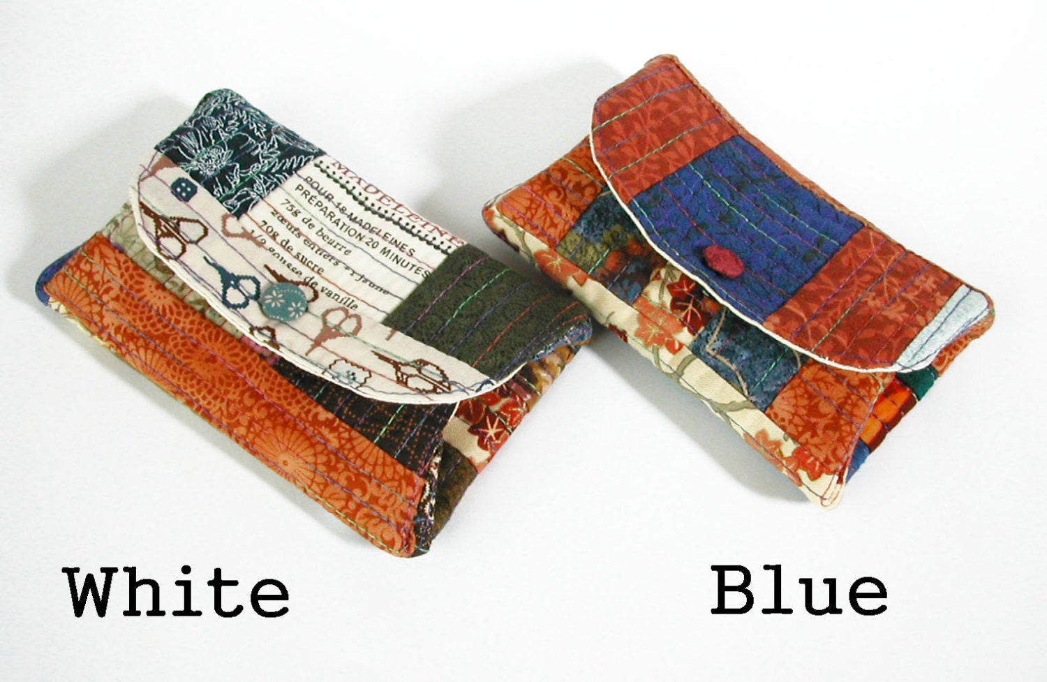 Quilted patchwork coin purse