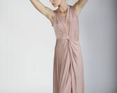 Maxi Evening Dress, Pink Cocktail Dress, bridesmaid Long Dress