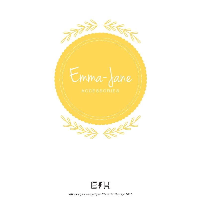 Premade Logo Design - Round Scallop Boutique Style