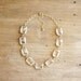 Crystal Clear Lucite Strand Statement Necklace