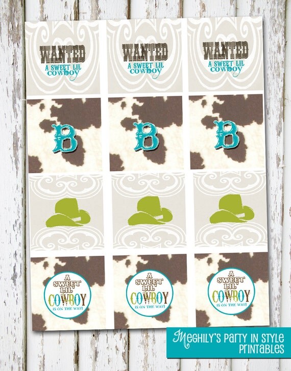 Sweet Lil Cowboy - 2 inch circles Il_570xn