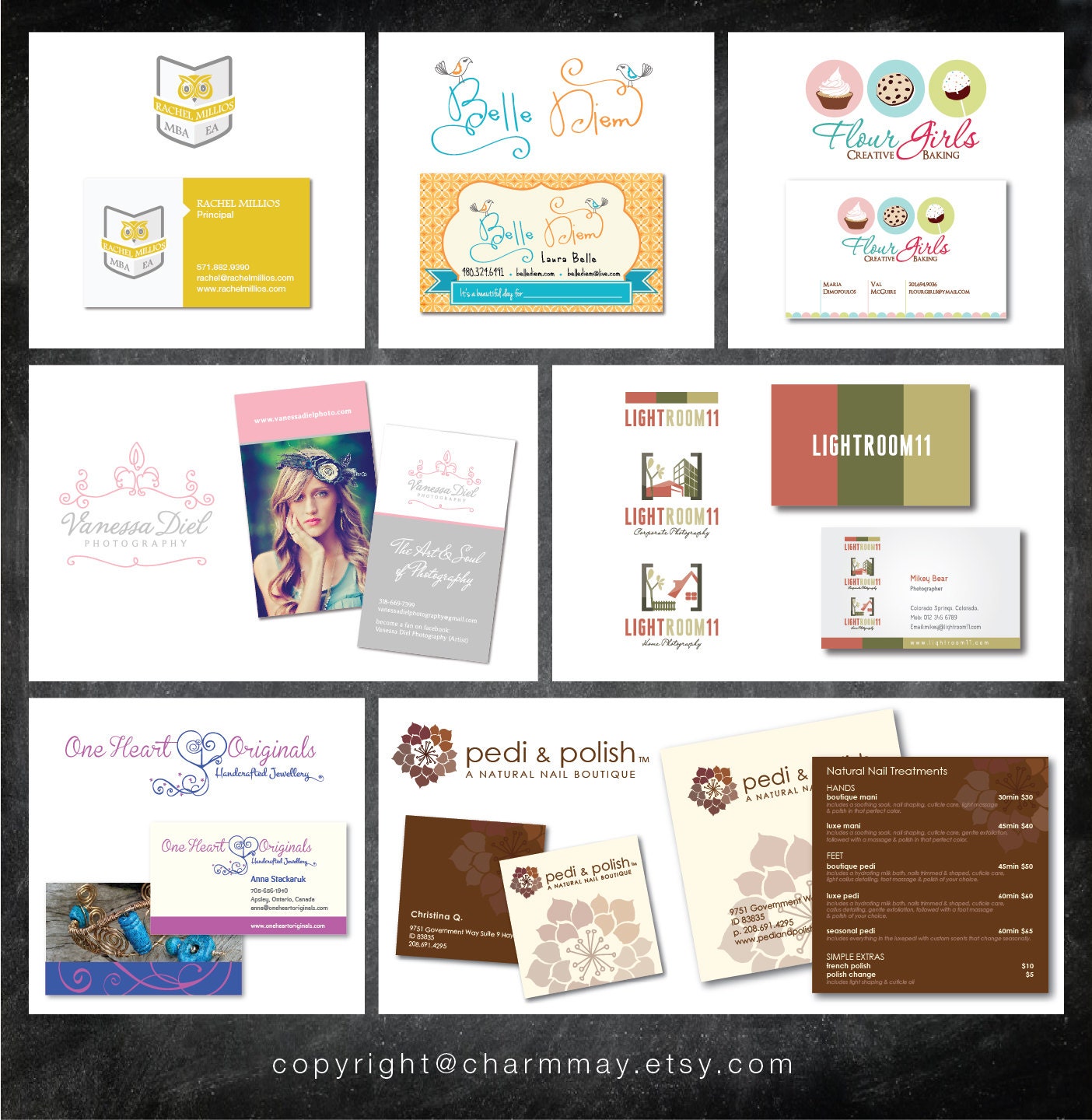 Professional  Custom Logo and Business Card Design - Custom Business Logo Design - Branding Design