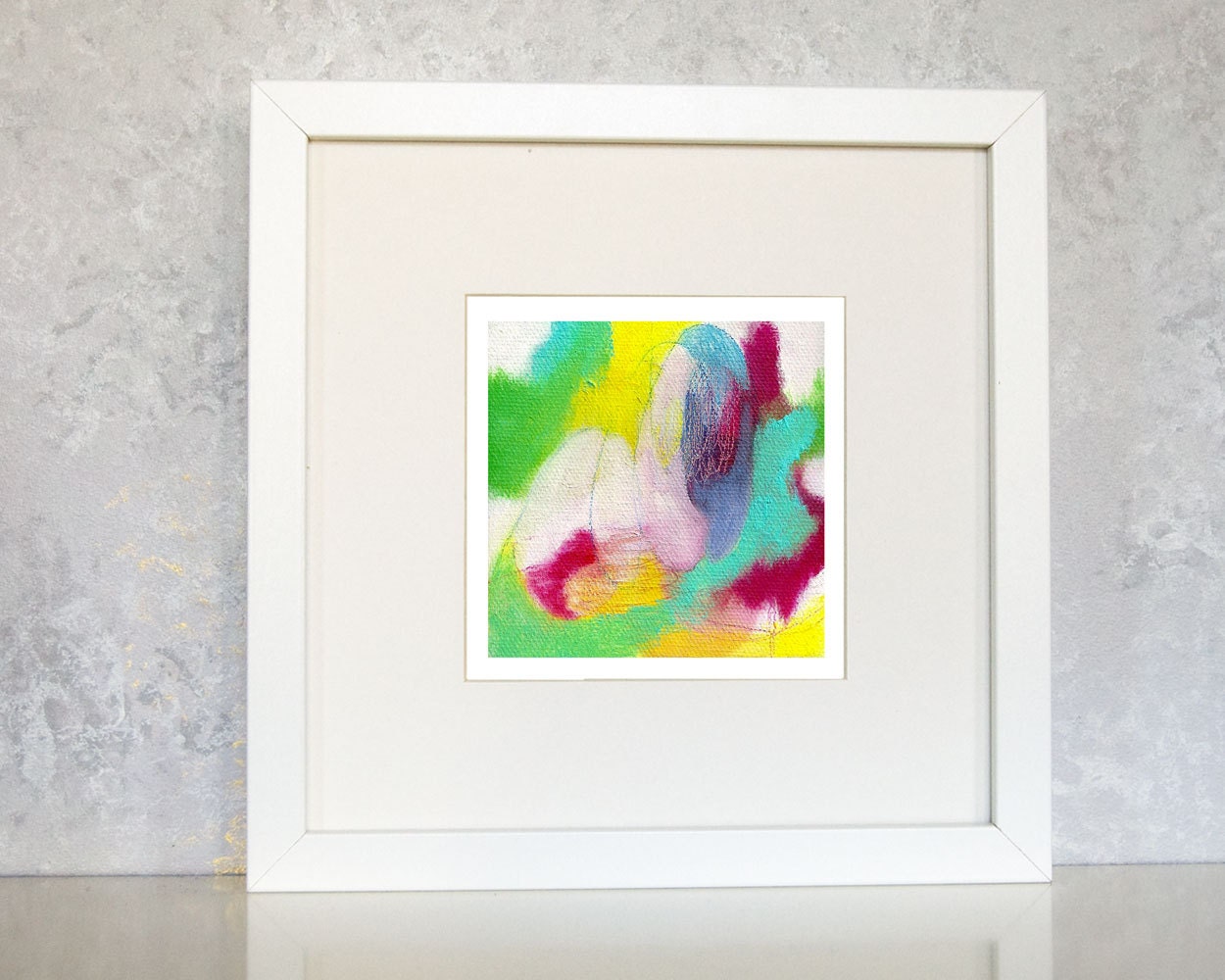 Small Abstract art print - Glicee print from original oil painting