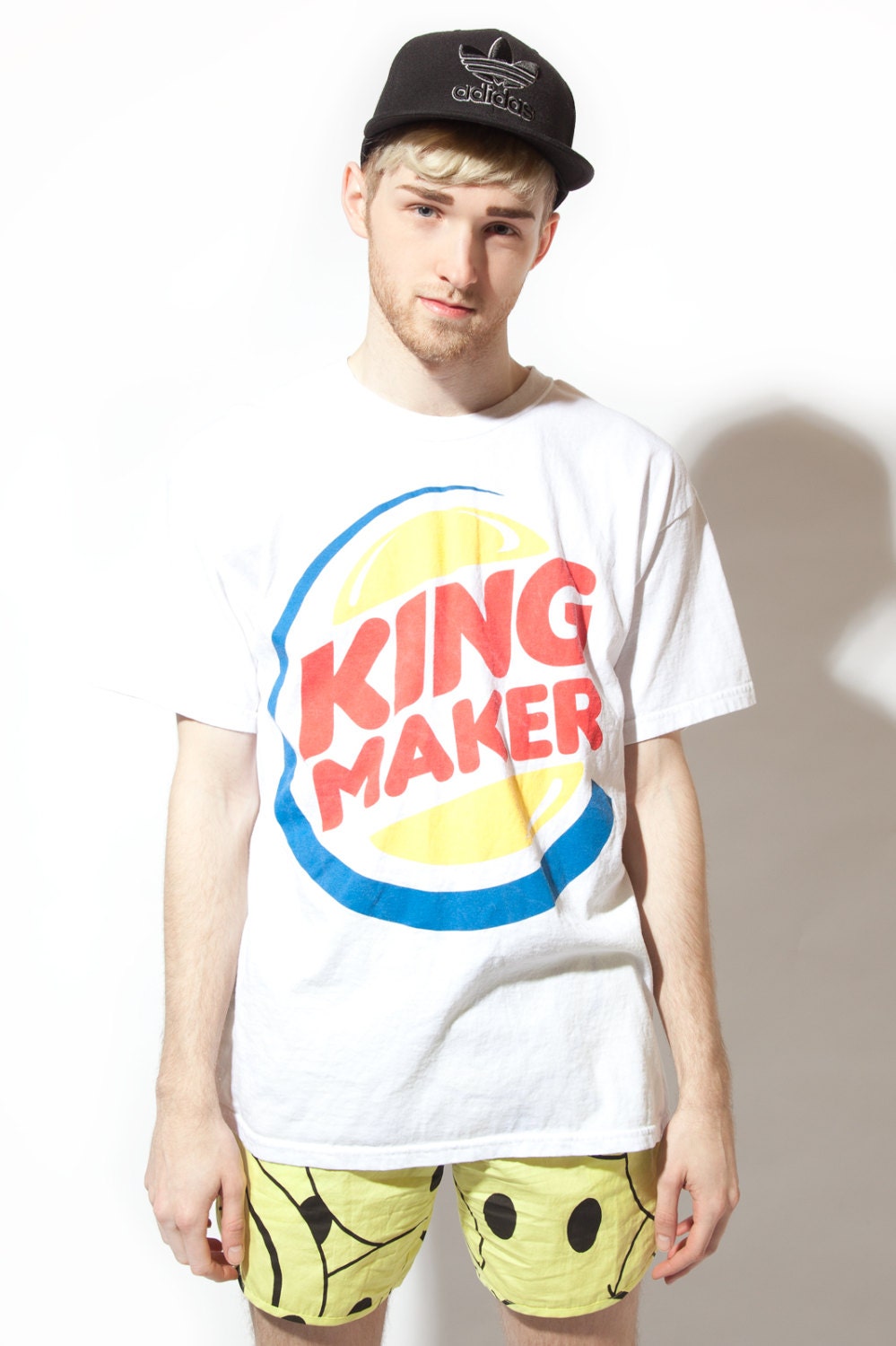 vtg. BURGER KING t-shirt / oversized logo tee / unisex
