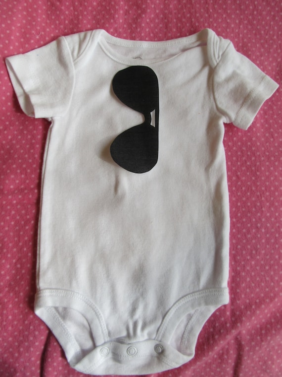 Aviator sunglasses iron on applique - for baby onesie or kids tee Il_570xn