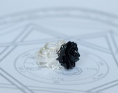 Black Lotus: Sherlock inspired adjustable ring