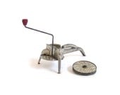 Vintage Grater Shredder Slicer Cheese Vegetable Tabletop Mouli French Metal Hand Utensil Primitive Rustic Farmhouse Industrial Kitchen