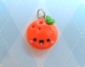 Kawaii Orange Charm Polymer Clay Cute Fruit Jewelry