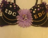 Black and Purple EDC bra