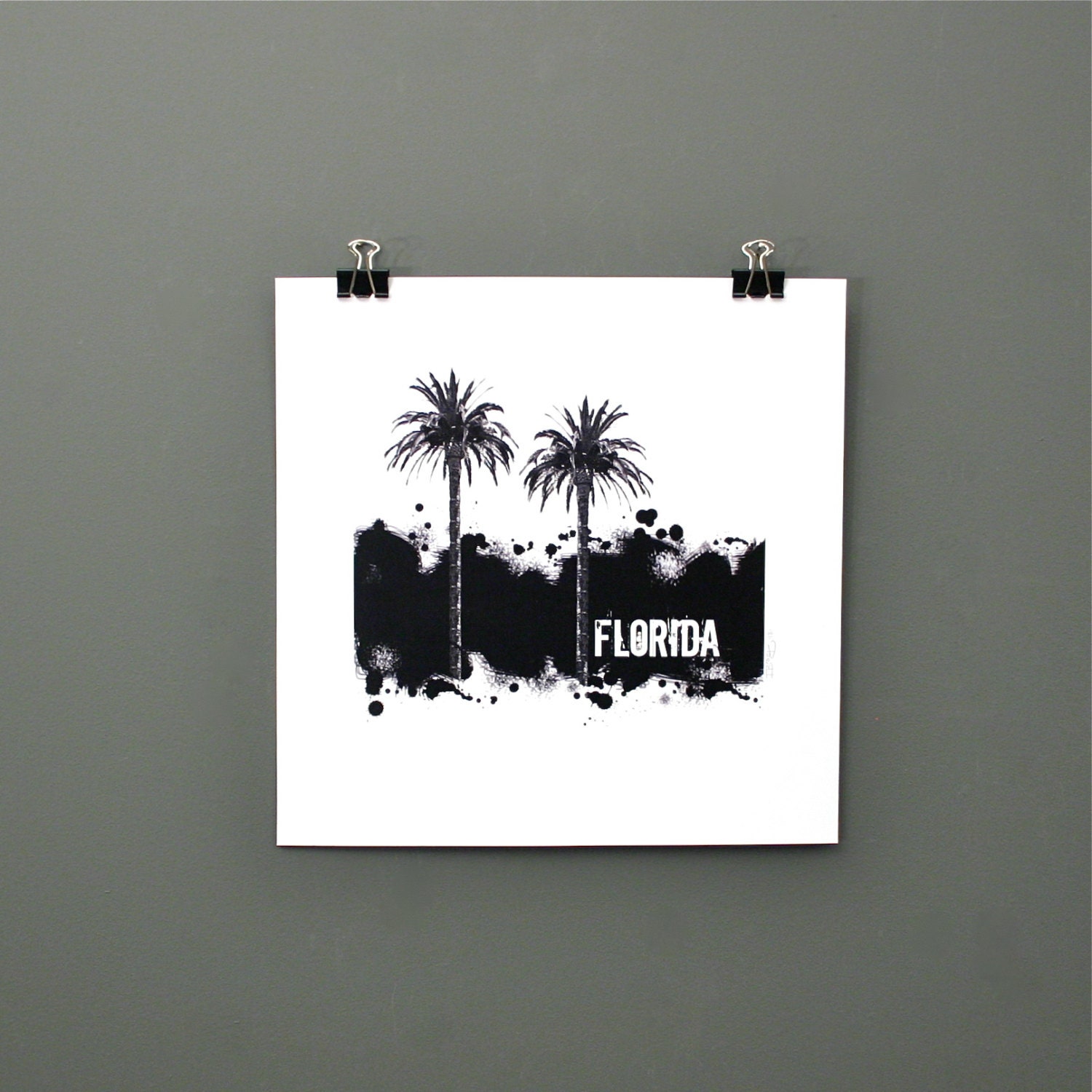 Florida Original Digital Art Print, United States