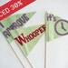 Wedding Guest  Pennant Flags for Ceremony, Bridesmaids, Groomsmen, Flower Girl, Ring Bearer