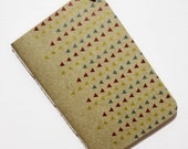 Handsewn A6 Triangles Corner Cut Little Pocket Sketchbook