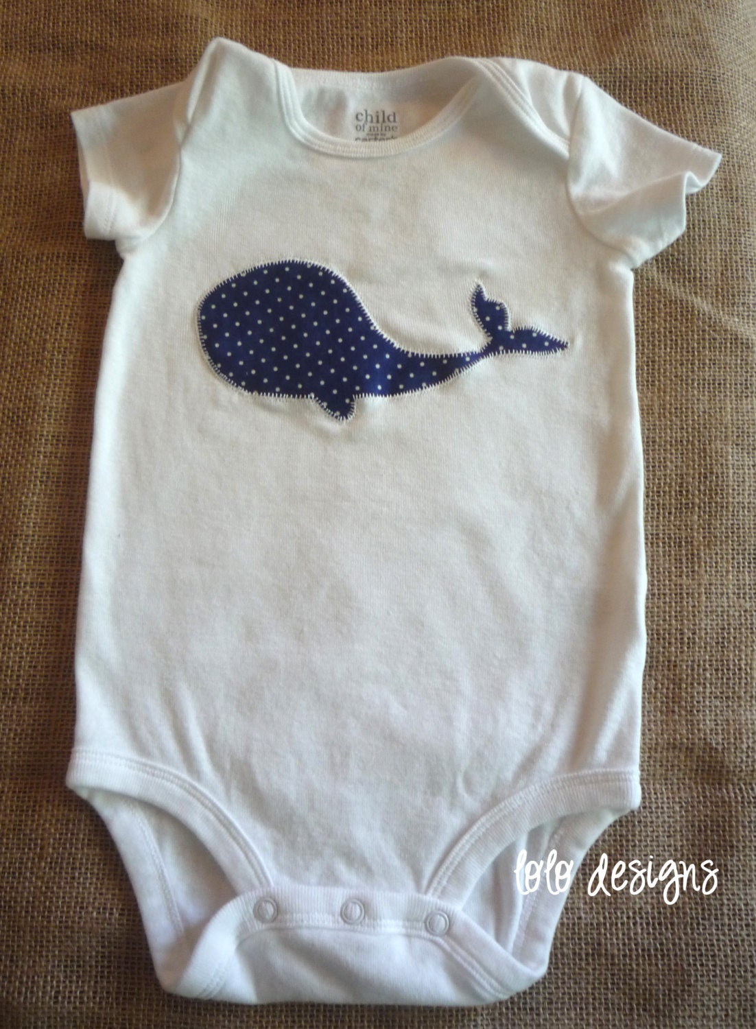Custom Applique Whale Onesie or Tshirt Long or Short Sleeve Boy or Girl