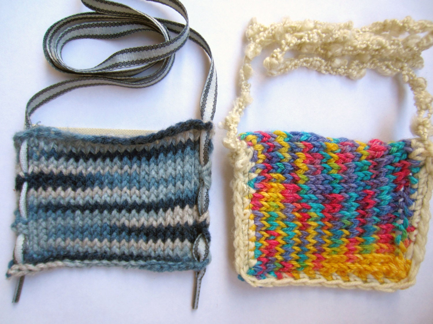ID Holder Knitted Wallet Bus Train Pass Picture Frame Car accessory Luggage tag Multi-colored Pouch Men Women Children Kids