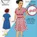 pdf Tiramisu Knit Dress Second Edition from Cake Patterns- Multi-Size 30"-50" high bust