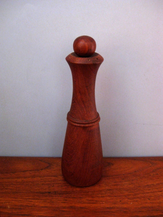 Mid Century Dansk Quistgaard Pepper Mill Salt Shaker Denmark