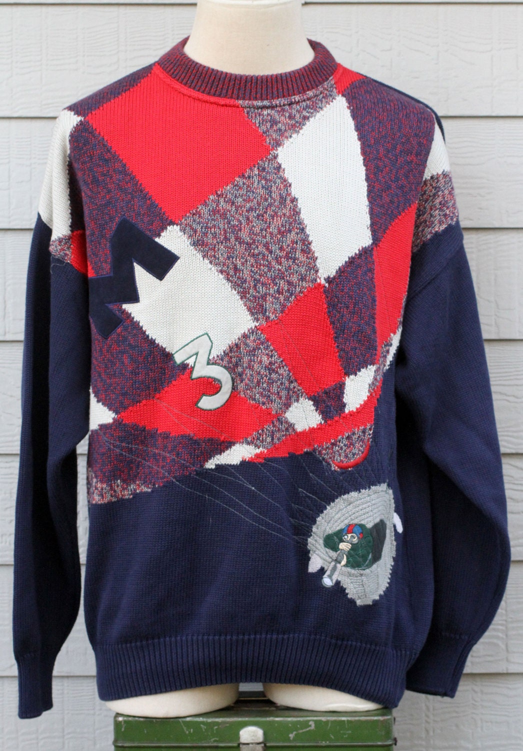 vintage HIMALAYA poloI billy cosby sweater MEDIUM
