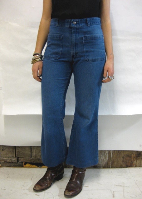 Sweet 70's unisex highwaisted Seafarer Bellbottom sailor Jeans