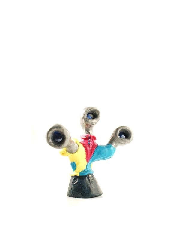 Alien Monster - Space Pet - Sci Fi Clay Figurine