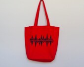 Geometric Triangle Shards Mountains CANVAS TOTE Bag